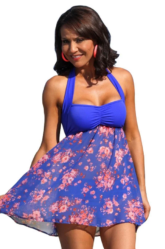 Clearance Event Ujena Sheer Floral Swim Dress Bottom Only