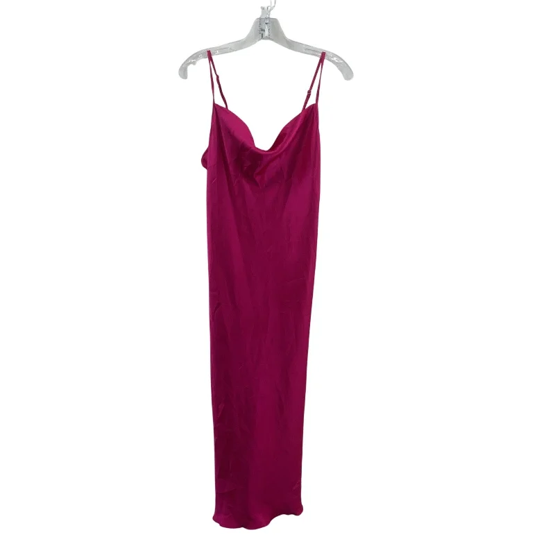 Major Savings Vintage USA Women's Bebe Satin Pink Slip Dress Long Polyester Size S Preowned Major Savings Vintage USA Women's Bebe Satin Pink Slip Dress Long Polyester Size S Preowned