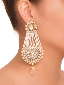 Price Drop Pearl Chandelier Earrings - MRR217