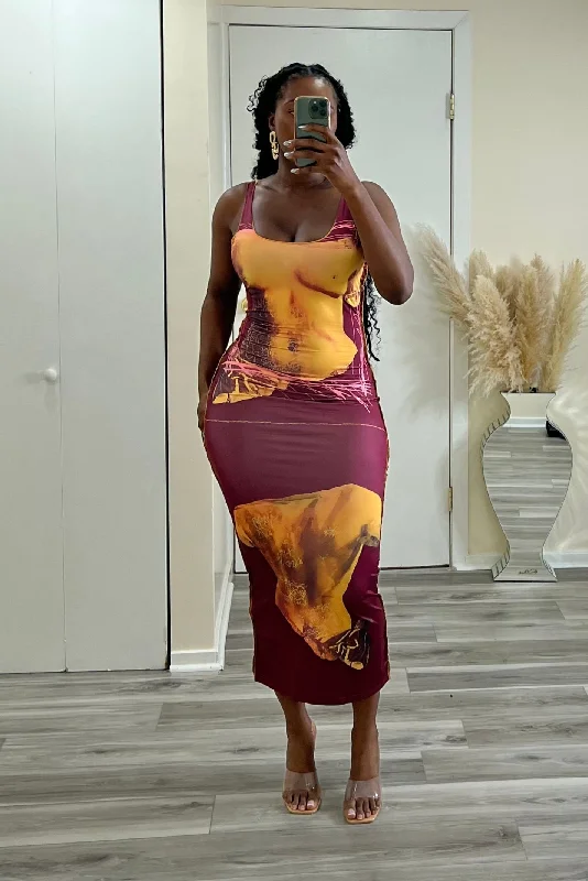Reduced Prices "CHLOE" MIDI DRESS