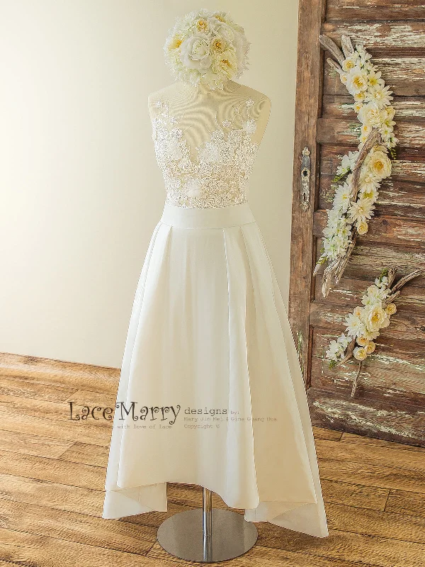 Great Deals Wedding Dress in Two Pieces Set