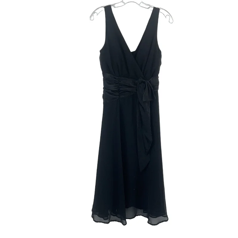Time-Limited Offer Connected Vintage Y2K Black Ruched Waist Bow Midi Dress Womens Size 8 NWT Time-Limited Offer Connected Vintage Y2K Black Ruched Waist Bow Midi Dress Womens Size 8 NWT