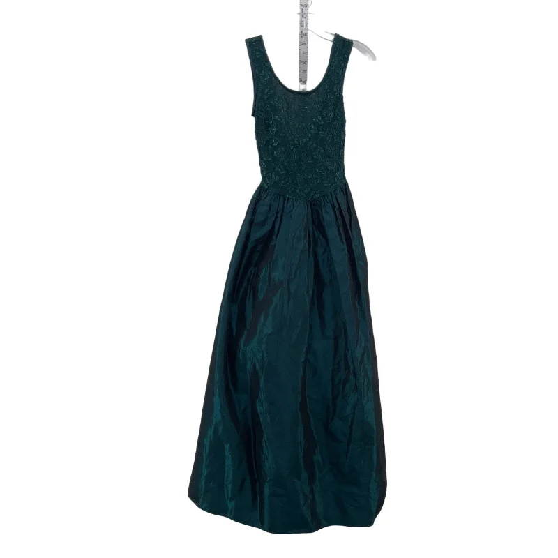 Exclusive Savings NWT Vintage USA Jessica McClintock Gunne Sax Women's Green Maxi A-Line Dress 3/4 Exclusive Savings NWT Vintage USA Jessica McClintock Gunne Sax Women's Green Maxi A-Line Dress 3/4