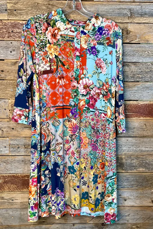 Limited Availability Johnny Was Otti Polo Tunic Dress