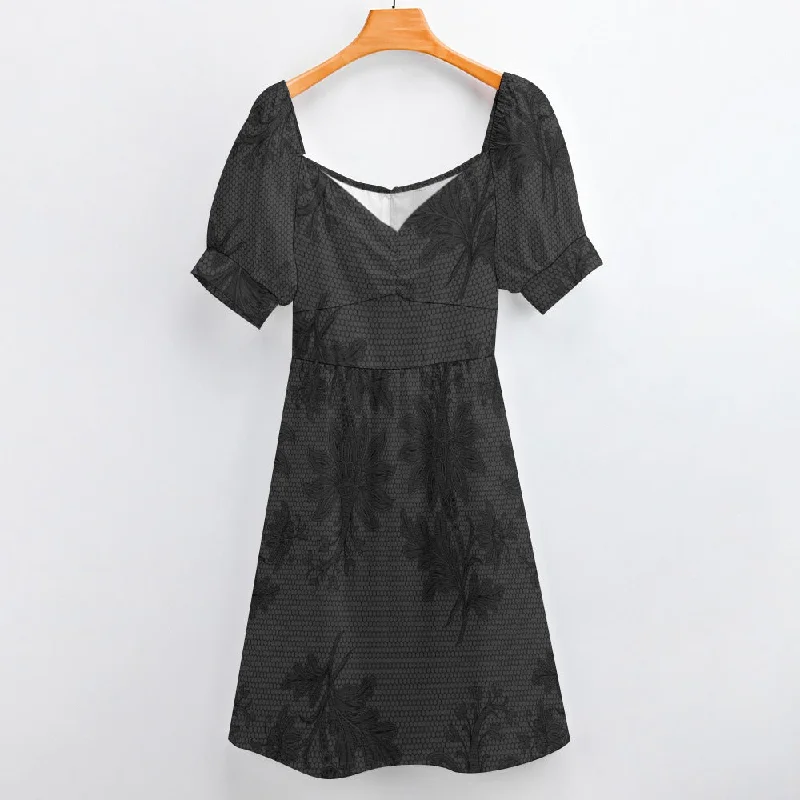 Price Rollback Grey Goth Sweetheart Dress