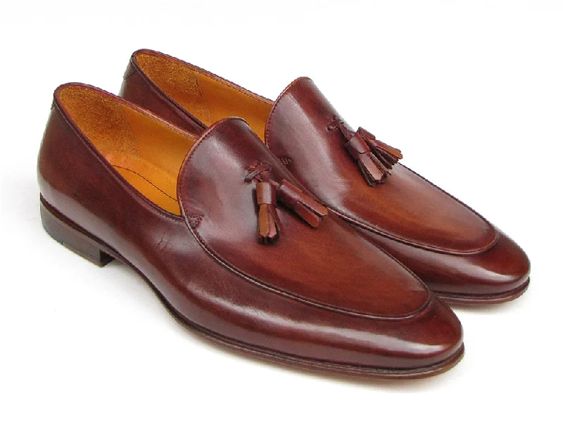 Discount Mania Paul Parkman Men's Tassel Loafer Brown Hand Painted Leather (Id#049) Discount Mania Paul Parkman Men's Tassel Loafer Brown Hand Painted Leather (Id#049)