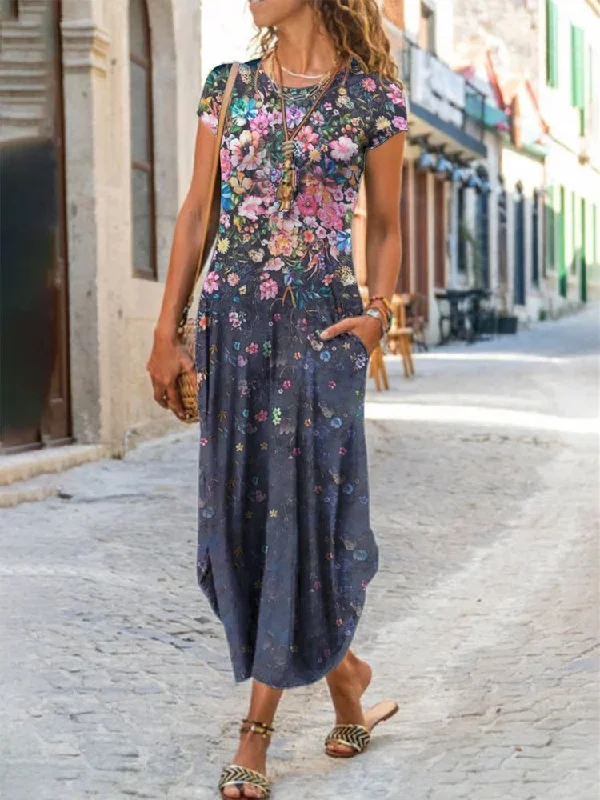 Grand Opening Sale Casual Short Sleeve Knitting Dress  QA56