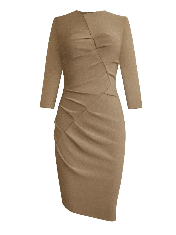 Today’s Deal Asymmetric Front Tuck Dress