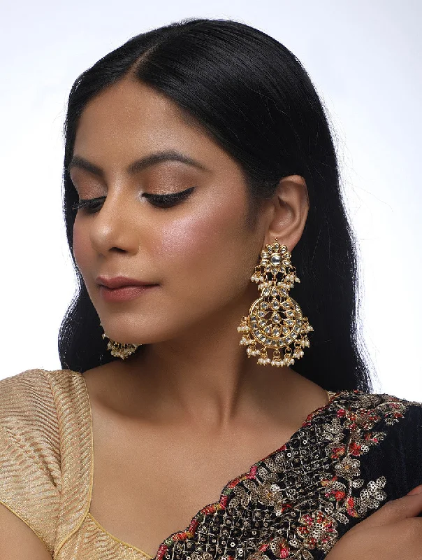 Referral Discount Kundan Earrings - MRR28
