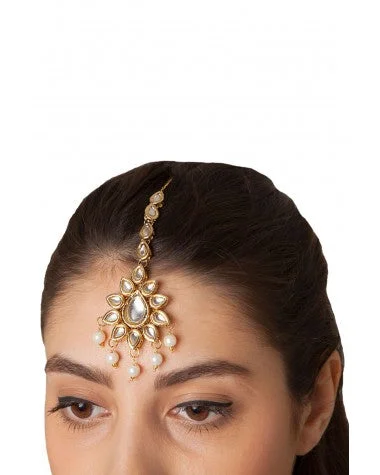 Don't Miss Kundan Teeka With Pearls - MRR201