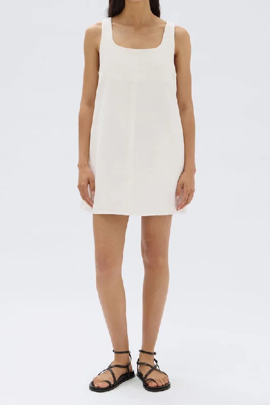 Today’s Deal Assembly Zoey Twill Mini Dress Cream