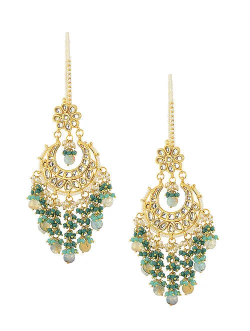 Special Price Kundan Waterfall Stone Earrings - MRR269