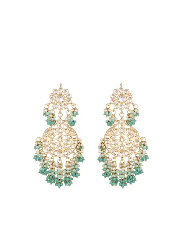 Quick Sale Kundan Waterfall Stone Earrings - MRR265