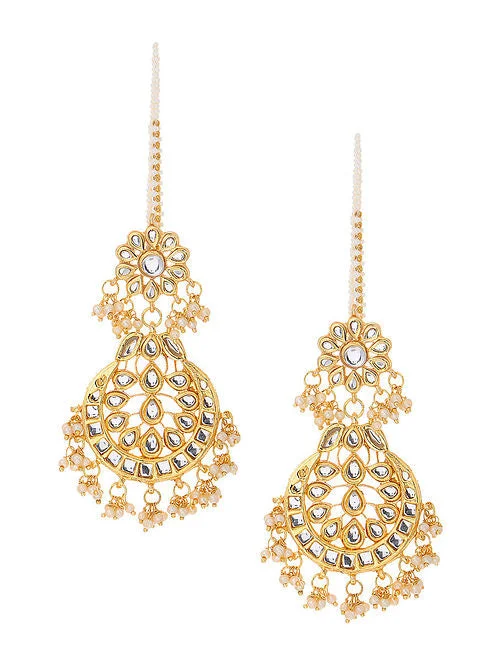 Markdowns Kundan Earrings - MRR257
