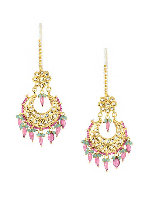 Online Only Kundan Earrings - MRR260