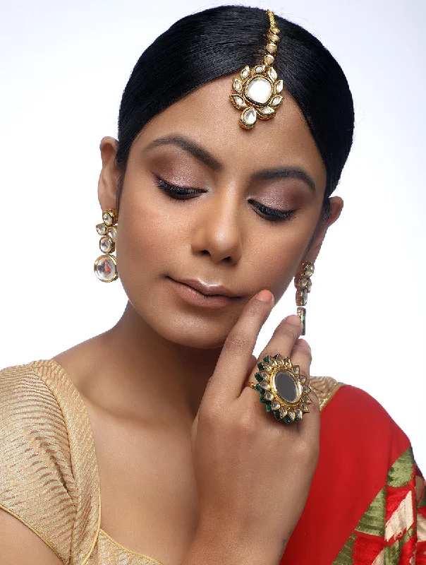 Price Reduction Teeka Earrings & Ring Set - MRR160