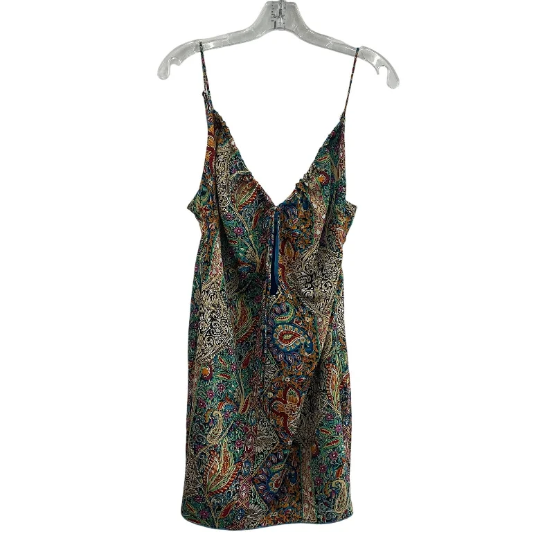 Major Savings Superdown Blue & Cream Women's Paisley Print Midi Tank Sheath Dress, M, Preowned Major Savings Superdown Blue & Cream Women's Paisley Print Midi Tank Sheath Dress, M, Preowned