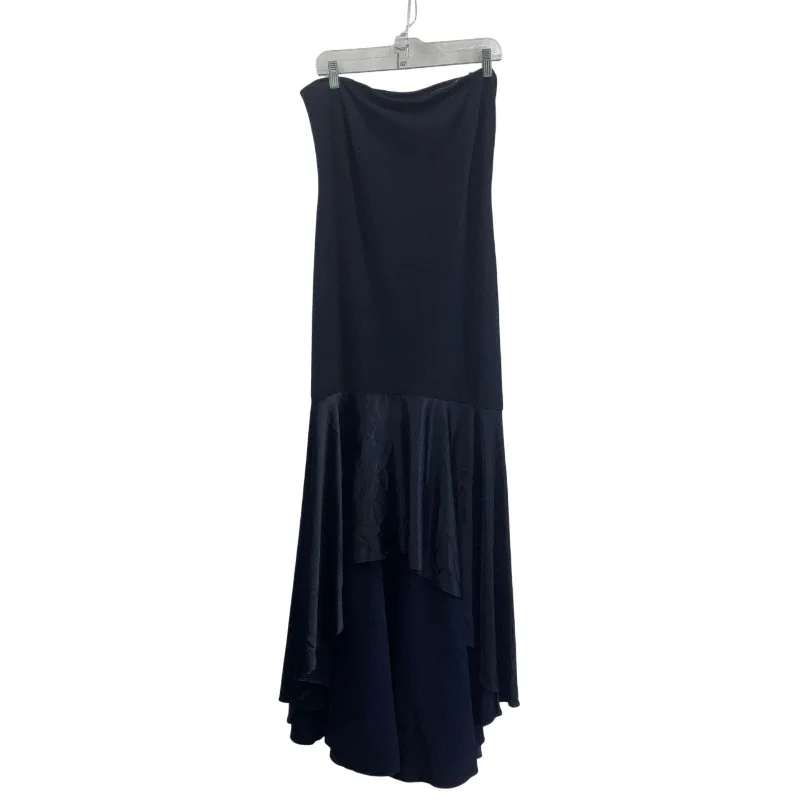 Instant Savings Lulu's Women's Dark Blue Ball Gown Draped Ruffle Swing Dress XL Preowned Instant Savings Lulu's Women's Dark Blue Ball Gown Draped Ruffle Swing Dress XL Preowned