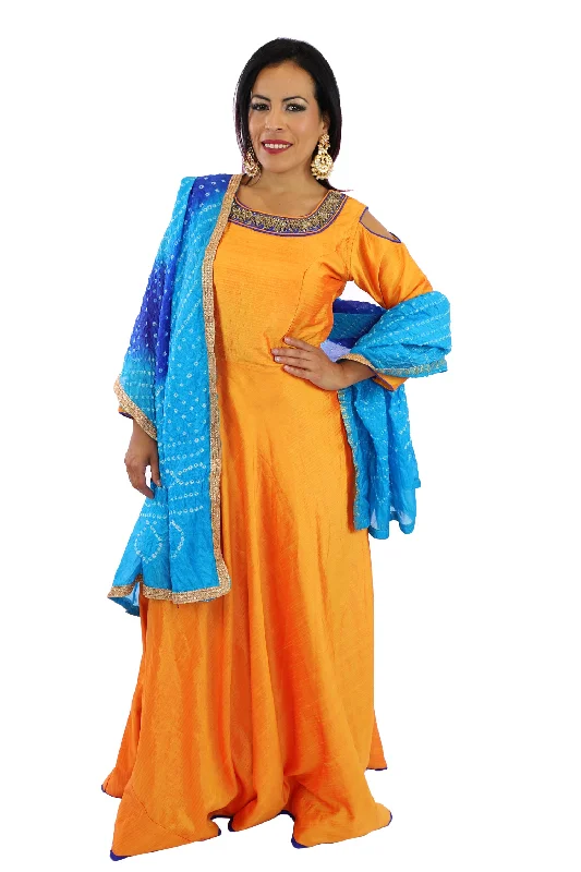 Midnight Madness Sunset Dream Modern Anarkali - 9207