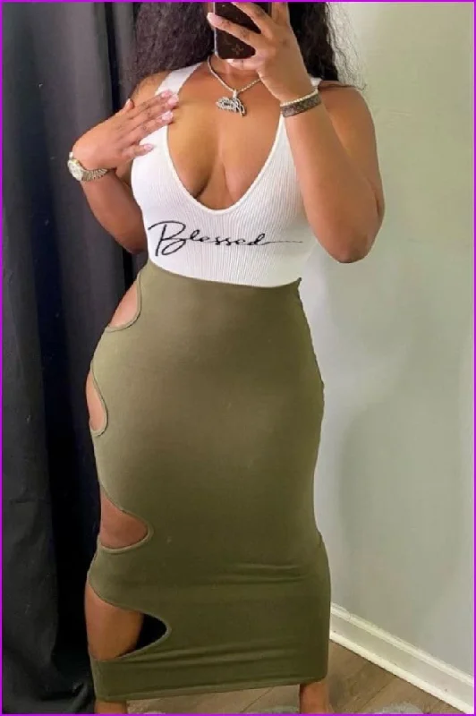 Huge Discounts Women Patchwork Hollow Out Tank Maxi Dress