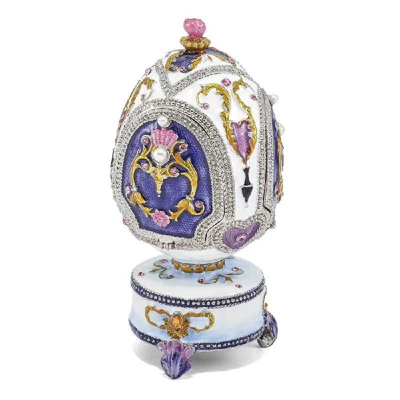 Members Only Bejeweled Carousel Horse Musical Egg