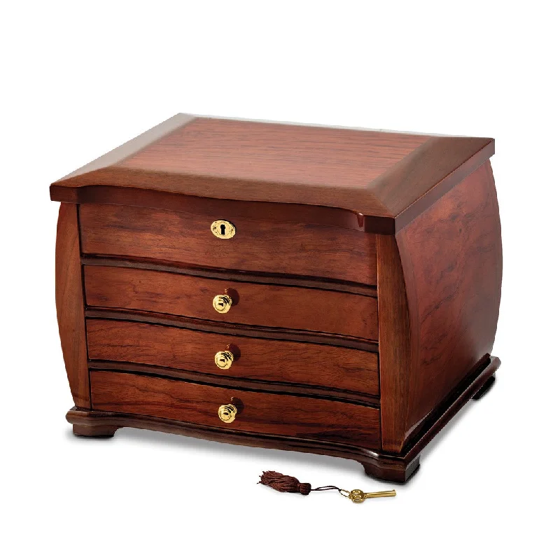 Best Seller High Gloss Finish 3-drawer Premium Quality Luxury Jewelry Chest
