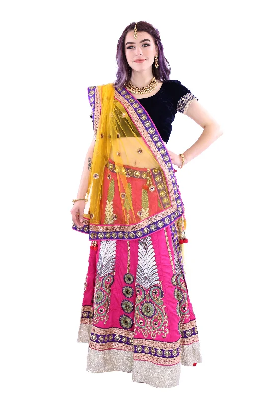 Price Drop Bright and Festive Sangeet Party Lehenga- SNT11065