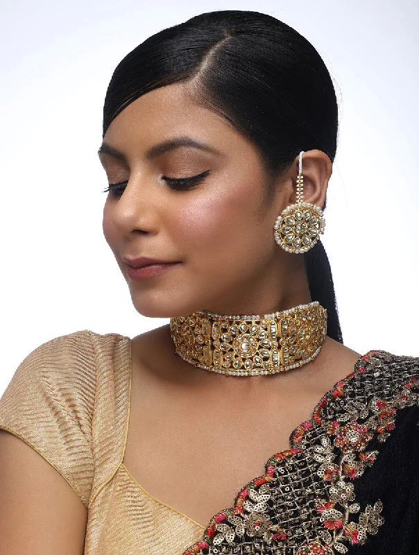 Daily Deals Kundan Choker Set - MRR110