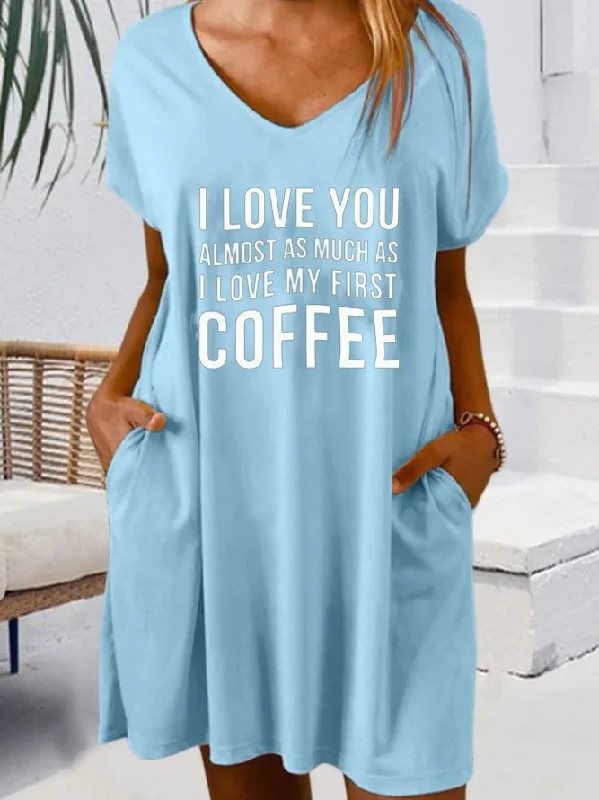 Price Smash Text Letters Dress OY13