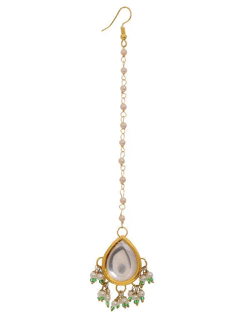 The Best Prices Kundan Maang Tikka - MRR275