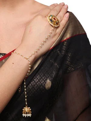 Huge Savings Navratan Kundan Bracelet - MRR209