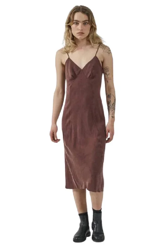 New Markdowns Thrills Chelsea Slip Dress Postal Brown
