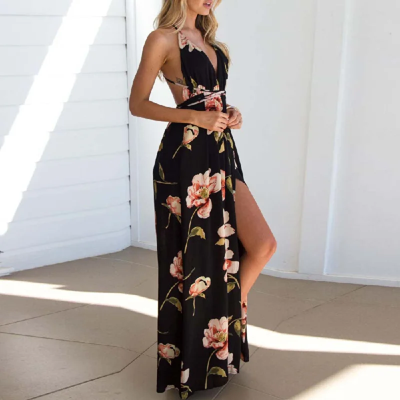 Hurry In Boho Maxi Long Beach Party Dress