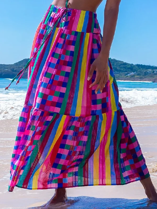 Buy More, Save More Valencia Carnivale Maxi Skirt  QS99