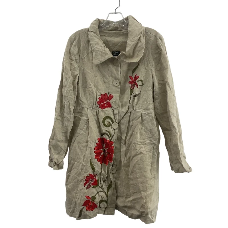 Bonus Savings Covelo Women's Tan Floral Long Sleeve Linen Midi Shirt Dress Size 10 Preowned Bonus Savings Covelo Women's Tan Floral Long Sleeve Linen Midi Shirt Dress Size 10 Preowned