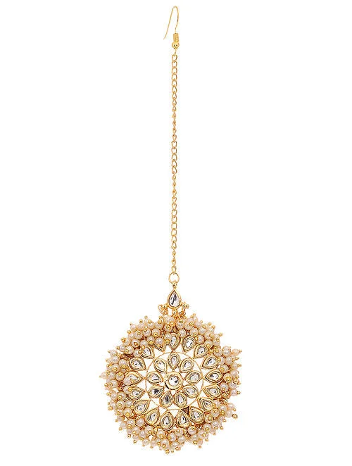 Time-Limited Offer Kundan Maang Tikka - MRR276