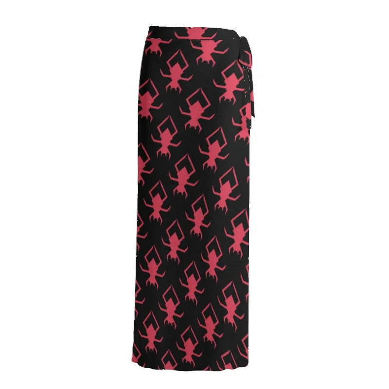 Exclusive Offers Pink Spiders Women's Sheer Skirt 