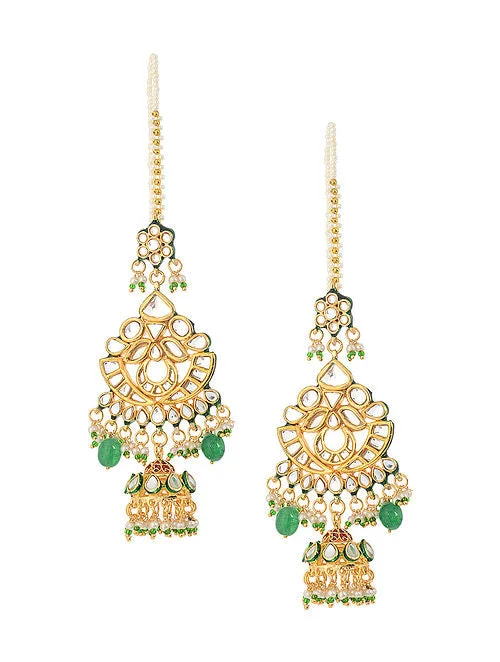 New Deals Kundan Jhumki Earrings  - MRR259