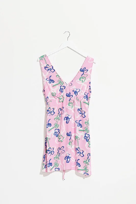 The Best Prices Misfit Outer Bowers Dress Candy Pink