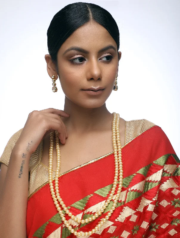 YEAR-End Clearance Pearl Neckpiece With Studs - MRR178
