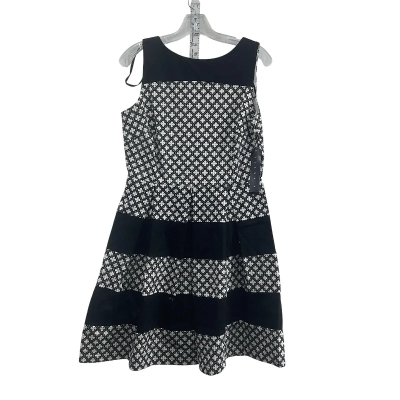 Closeout Sale Tiana B Women's Fit & Flare Abstract Print Midi Dress Black/White Size 6 NWT Closeout Sale Tiana B Women's Fit & Flare Abstract Print Midi Dress Black/White Size 6 NWT