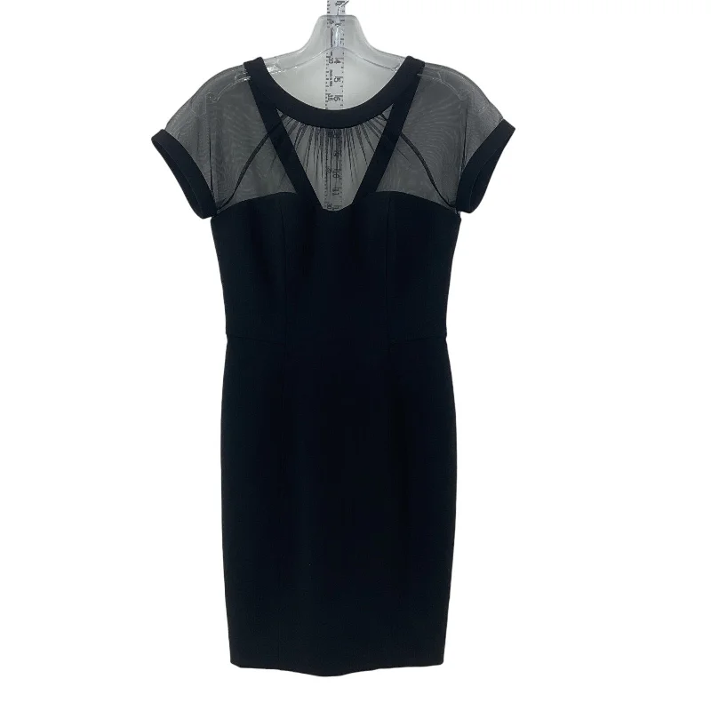 Deal Dash Vintage Maggy London Women's Back Zip Mesh Petite Size 2 Black Midi Sheath Dress Deal Dash Vintage Maggy London Women's Back Zip Mesh Petite Size 2 Black Midi Sheath Dress