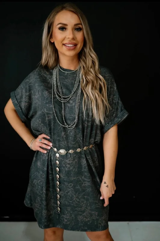 Final Markdown Wild Wild West T-shirt Dress