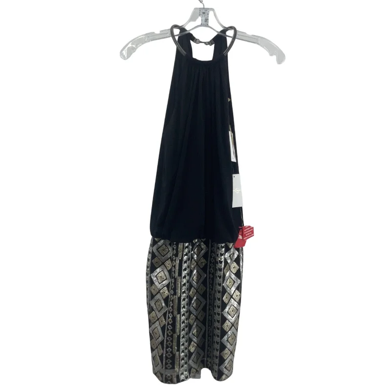 Customer Appreciation Sale Jessica Simpson Black & Silver Embellished Women's Sleeveless Dress Size 2 NWT Customer Appreciation Sale Jessica Simpson Black & Silver Embellished Women's Sleeveless Dress Size 2 NWT