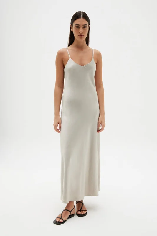 Savings Spectacular Assembly Ena Silk Dress Limestone