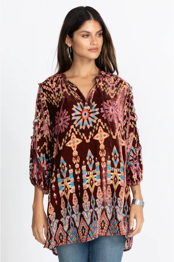 Instant Discount Geo Burnout Mali Tunic