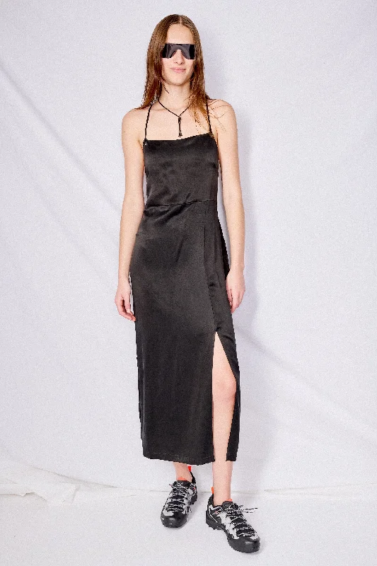 Super Sale Black Cupro Occasion Dress