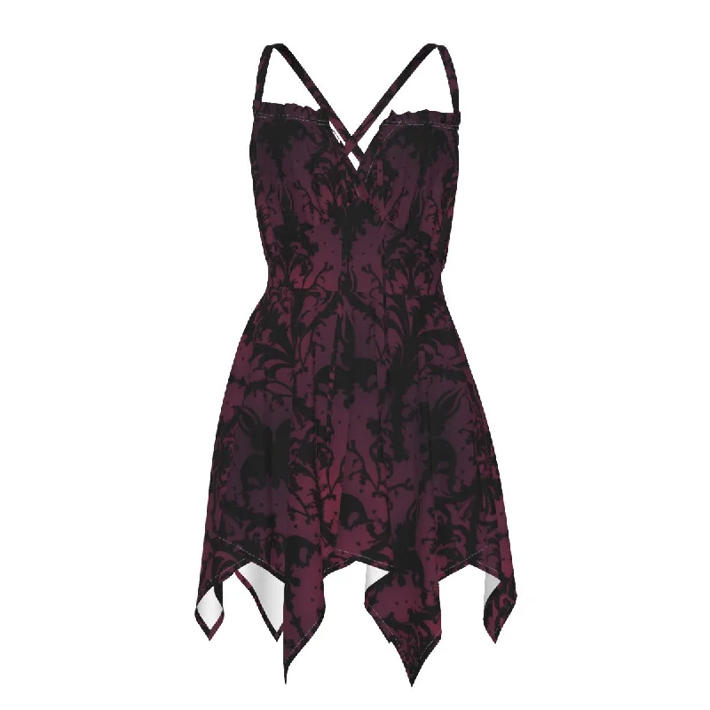 Flash Deals Gothic Purple Women's Slip Dress