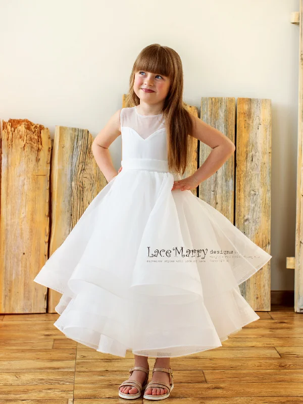 Deal Frenzy ALISHA / Elegant Princess Style Flower Girl Dress