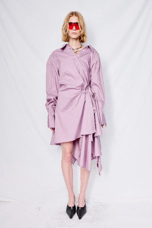 Crazy Savings Mauve Wrap Dress